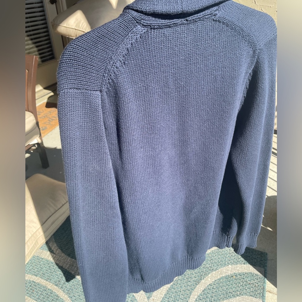 NWT Michael Kors Men’s Navy blue sweater Size L - Picture 8 of 9